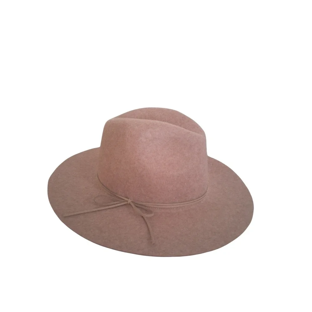 Banana Republic 100% Wool Camel Floppy Felt Hat Women's size S/M 3